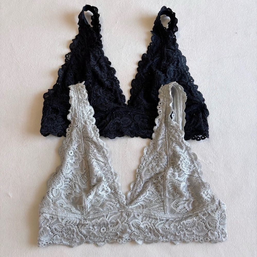 Me to We Lace Bralette Set Size XS